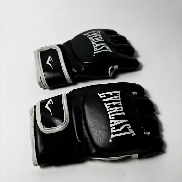 Everlast Black and White Training Gloves Size S - Picture 5 of 6